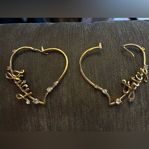 JUICY COUTURE ❤️❤️Earrings…Make offer. Video Added